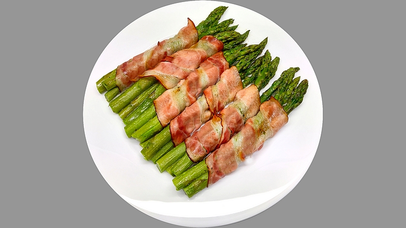 Chřest ve slanině recept