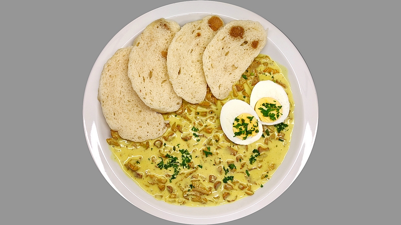 Lišková omáčka se smetanou recept