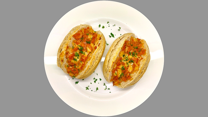 Plněné bagety k dopečení recept