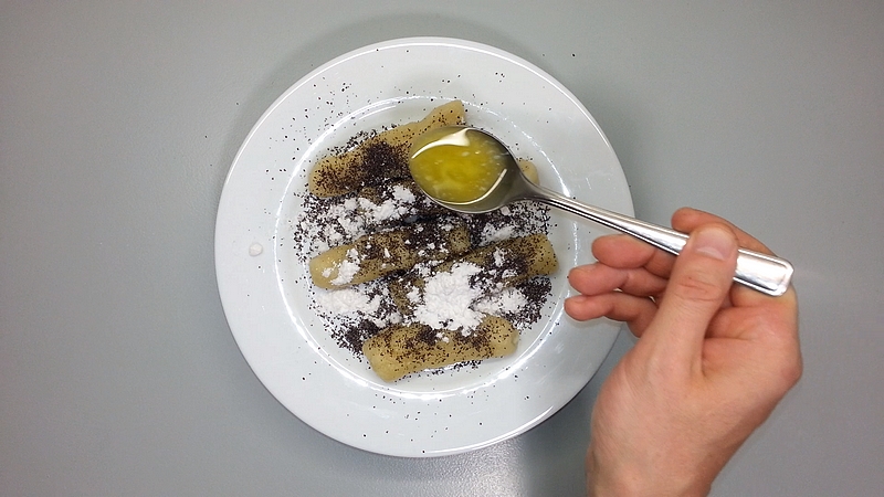 Bramborové šišky s máslem