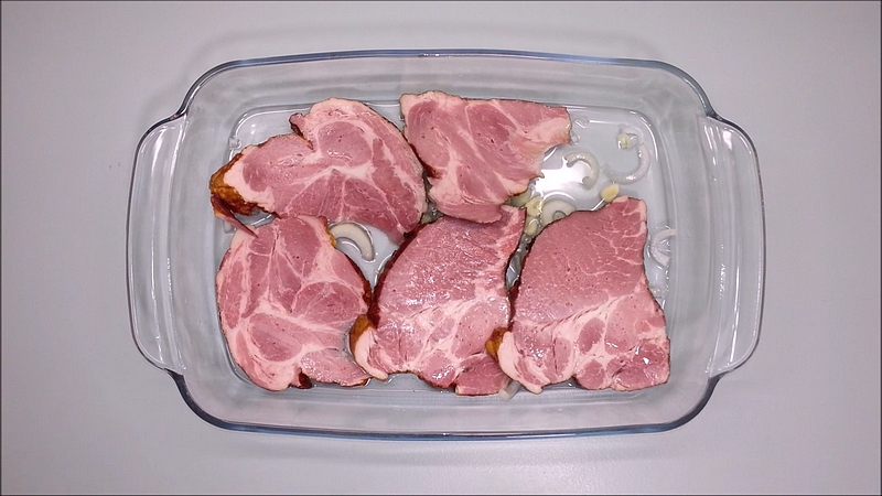 Uzené pečené v troubě