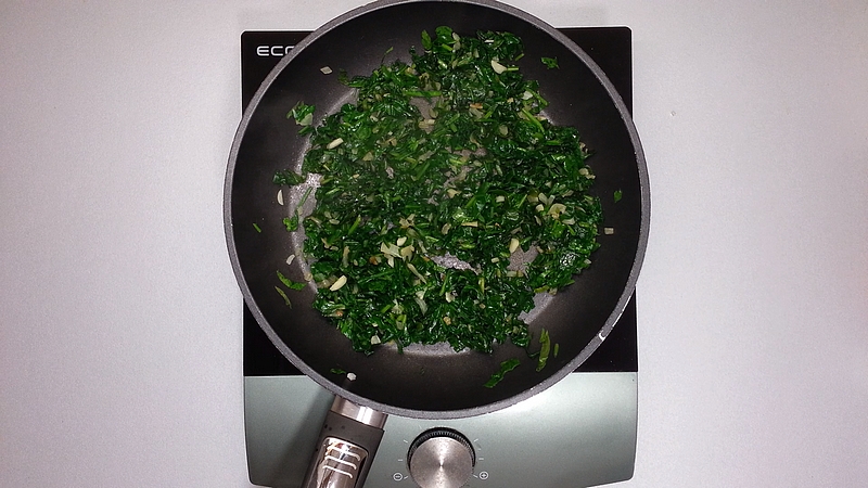 Vařený špenát recept